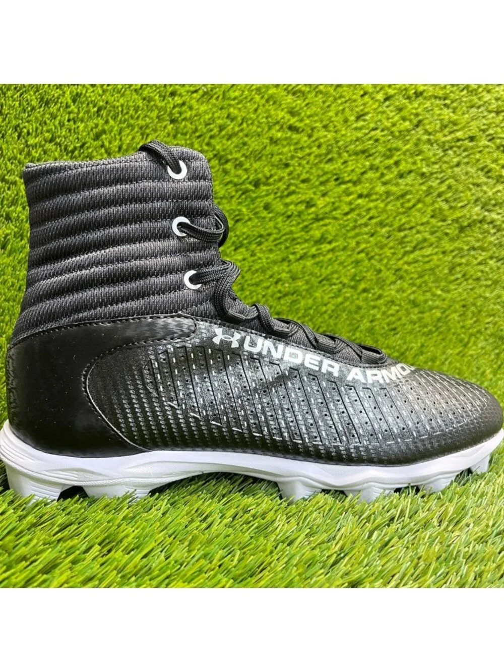 Under‎ Armour Highlight Franchise RM 2.0 Mens Size 11.5 Black Football Cleats